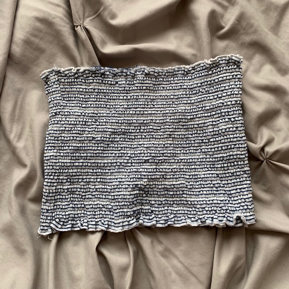 brandy melville stripped tube top